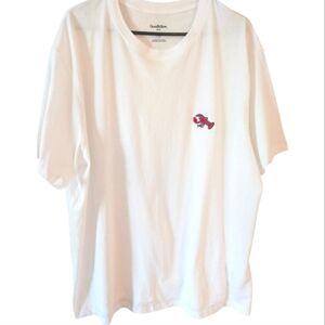 NWT Goodfellow & Co. Men's White Lobster Embroidered T-Shirt XXL